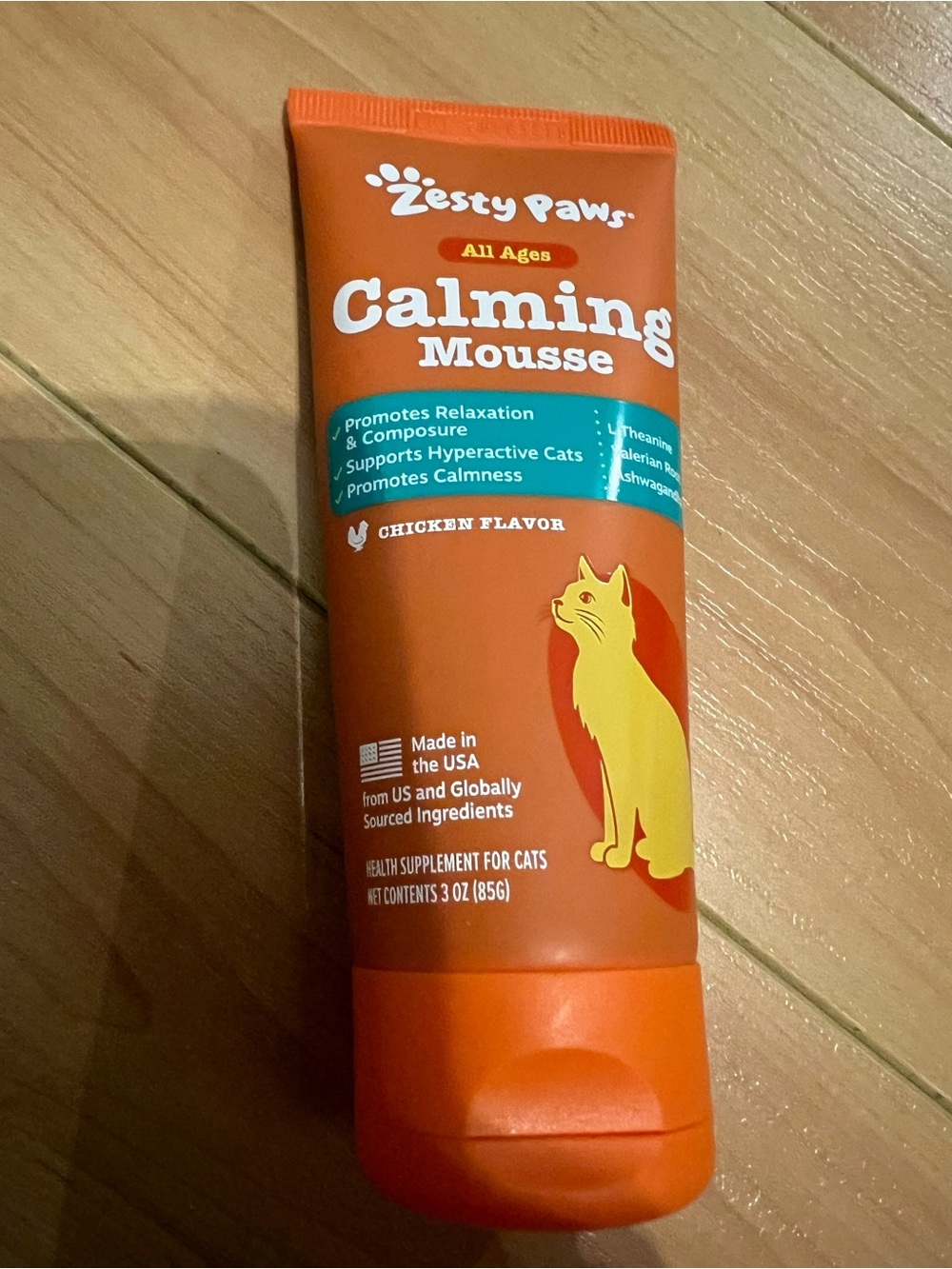 Calming Mousse for Cats - Orange (Chicken Flavor)